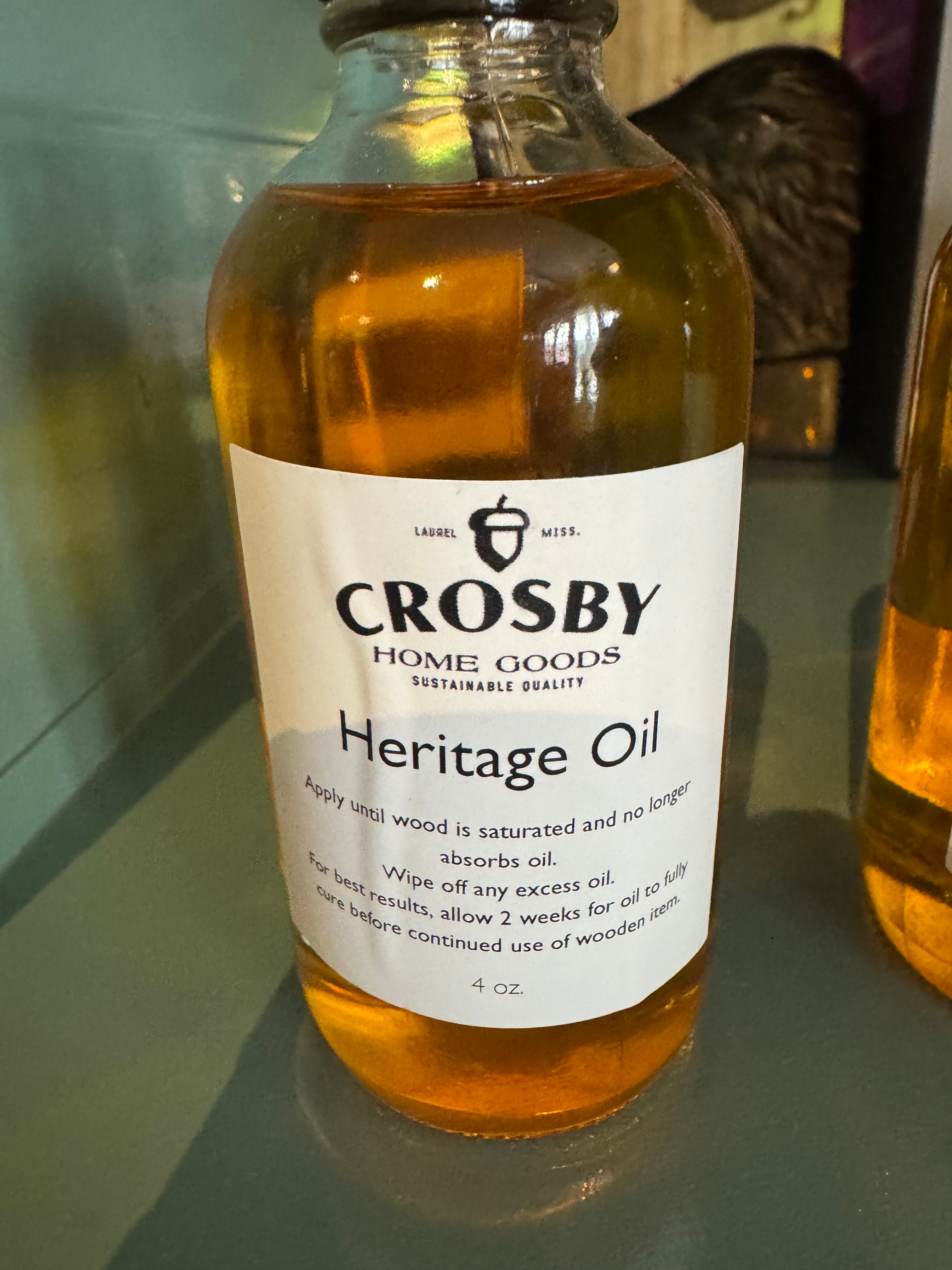 Heritage Oil, 2oz Crosby Home Goods