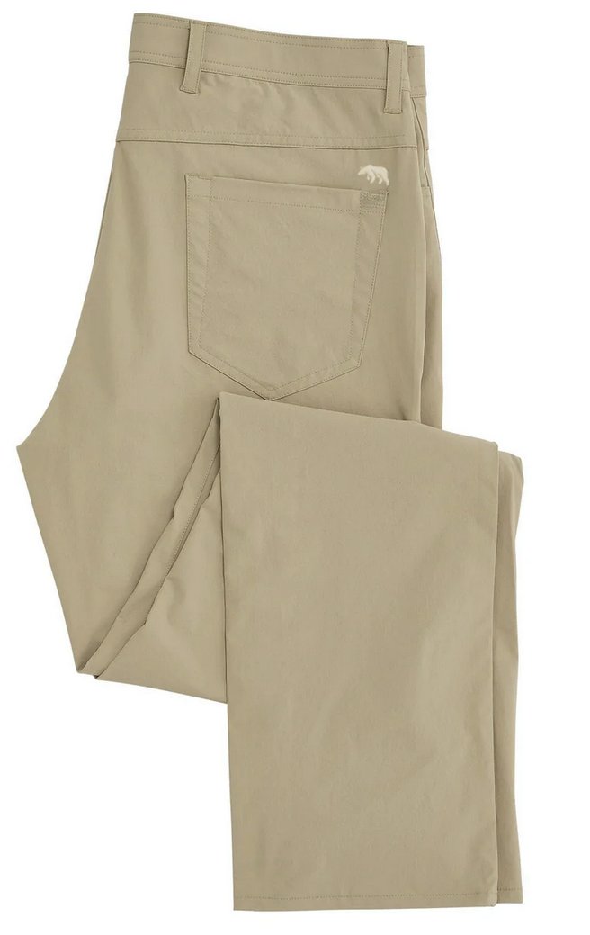 Harris Performance Five Pocket Golf Pants - Tan