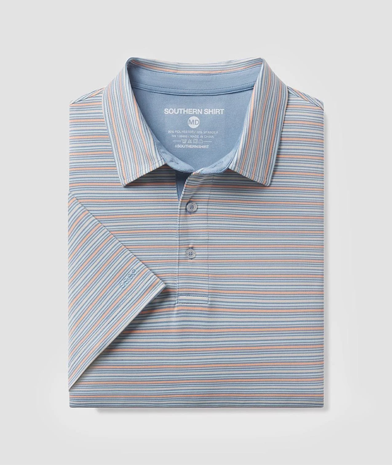 Sawgrass Stripe Polo, Maui Lime
